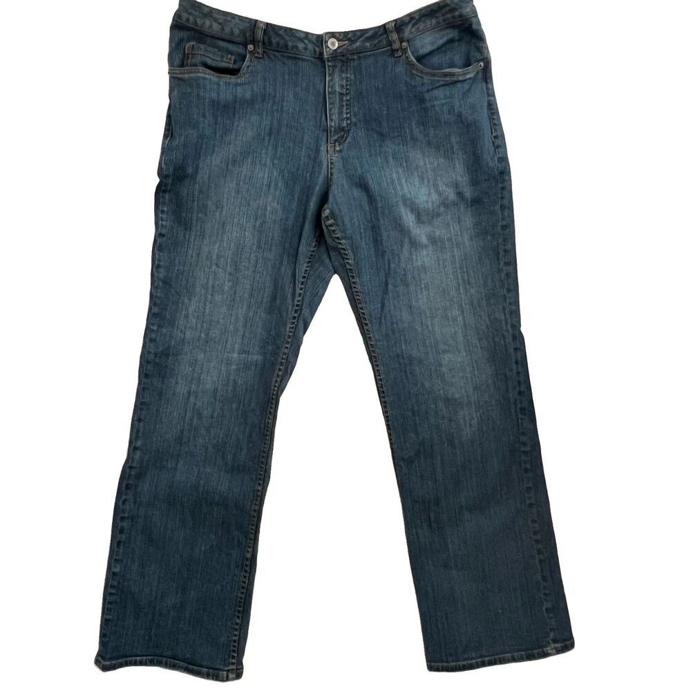Coldwater Creek Jeans 18W Blue Bootcut Stretch